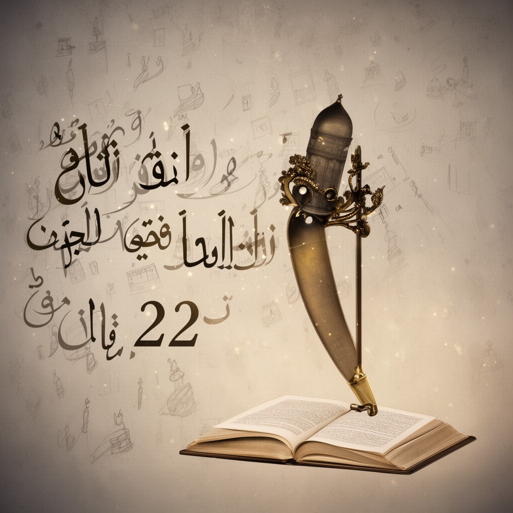AI-generated illustration of Surah Al-Hajj