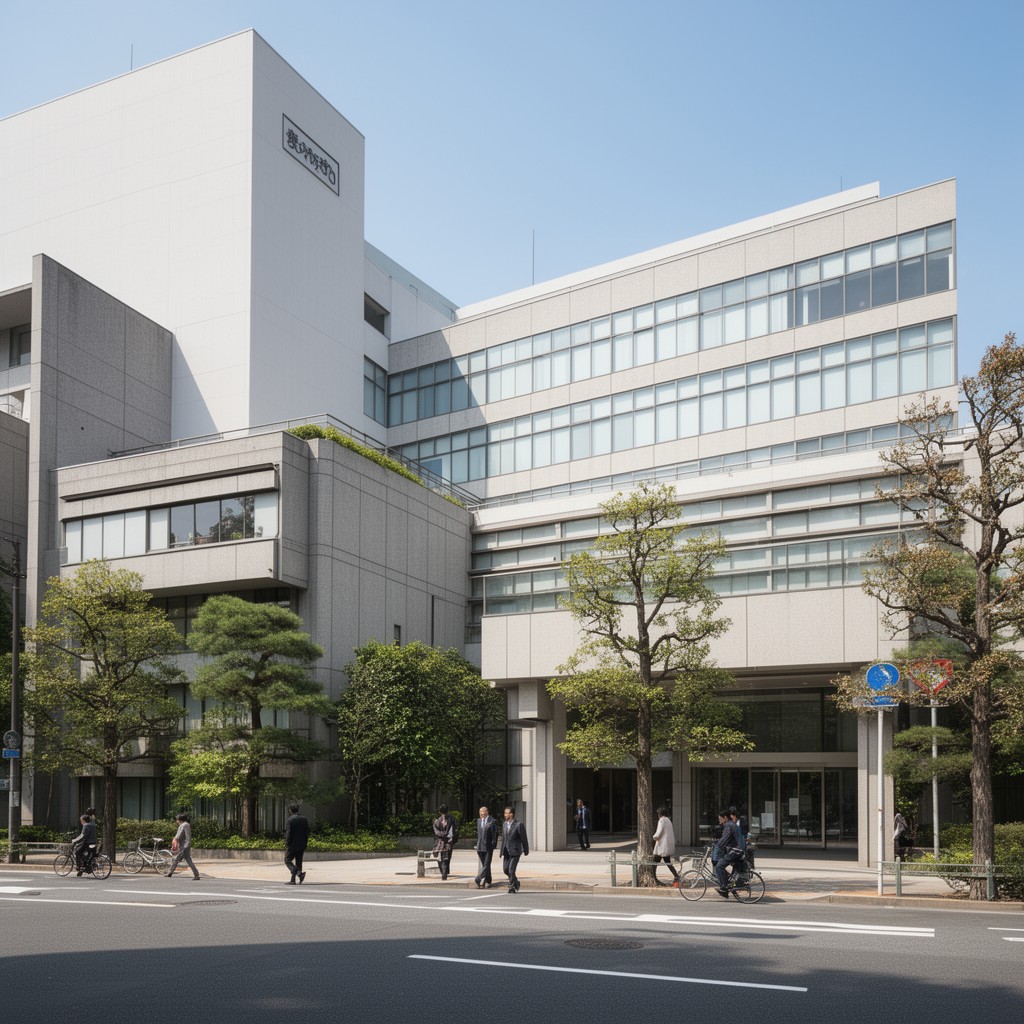 AI-generated illustration of Shirokanedai Campus