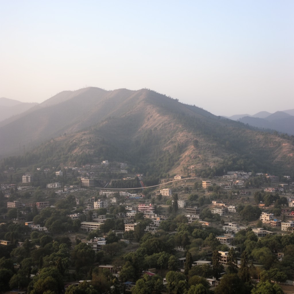 AI-generated illustration of Margalla Hills
