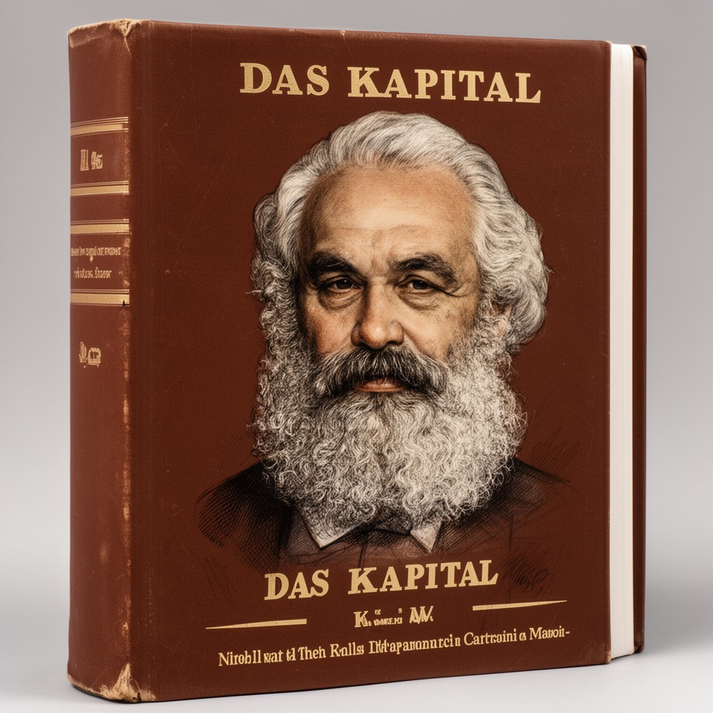 AI-generated illustration of Das Kapital