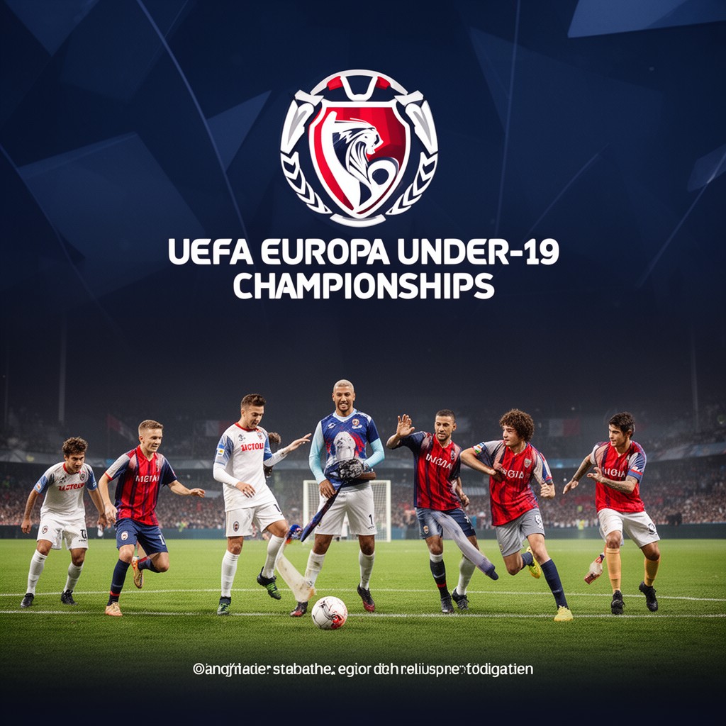 AI-generated illustration of UEFA European Under-19 Championship