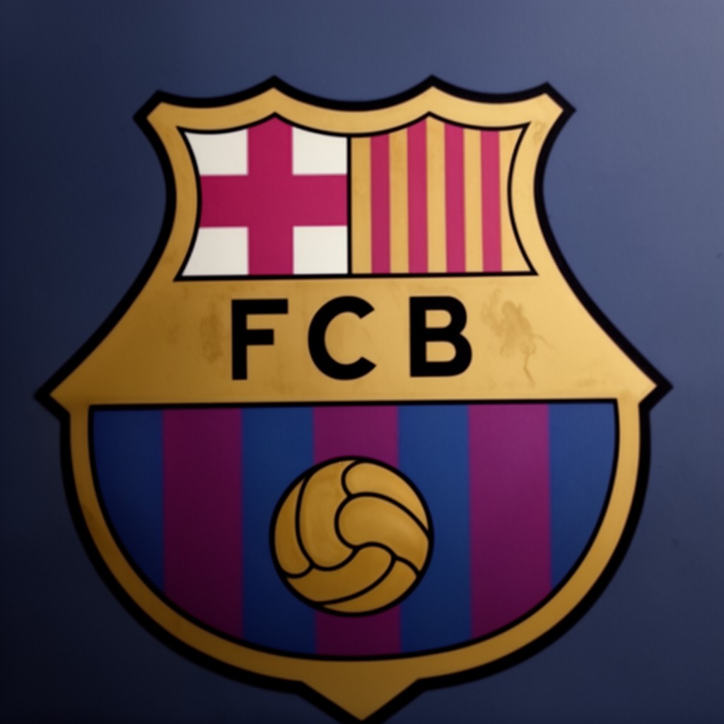 AI-generated illustration of FC Barcelona