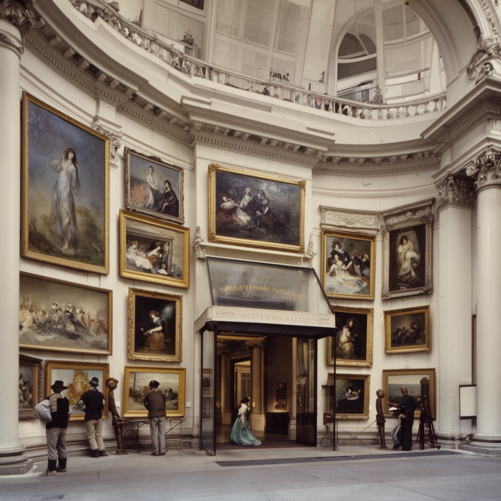 AI-generated illustration of Grosvenor Gallery