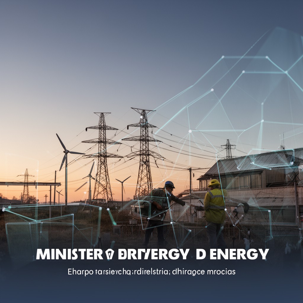 AI-generated illustration of Chilean Ministry of Energy