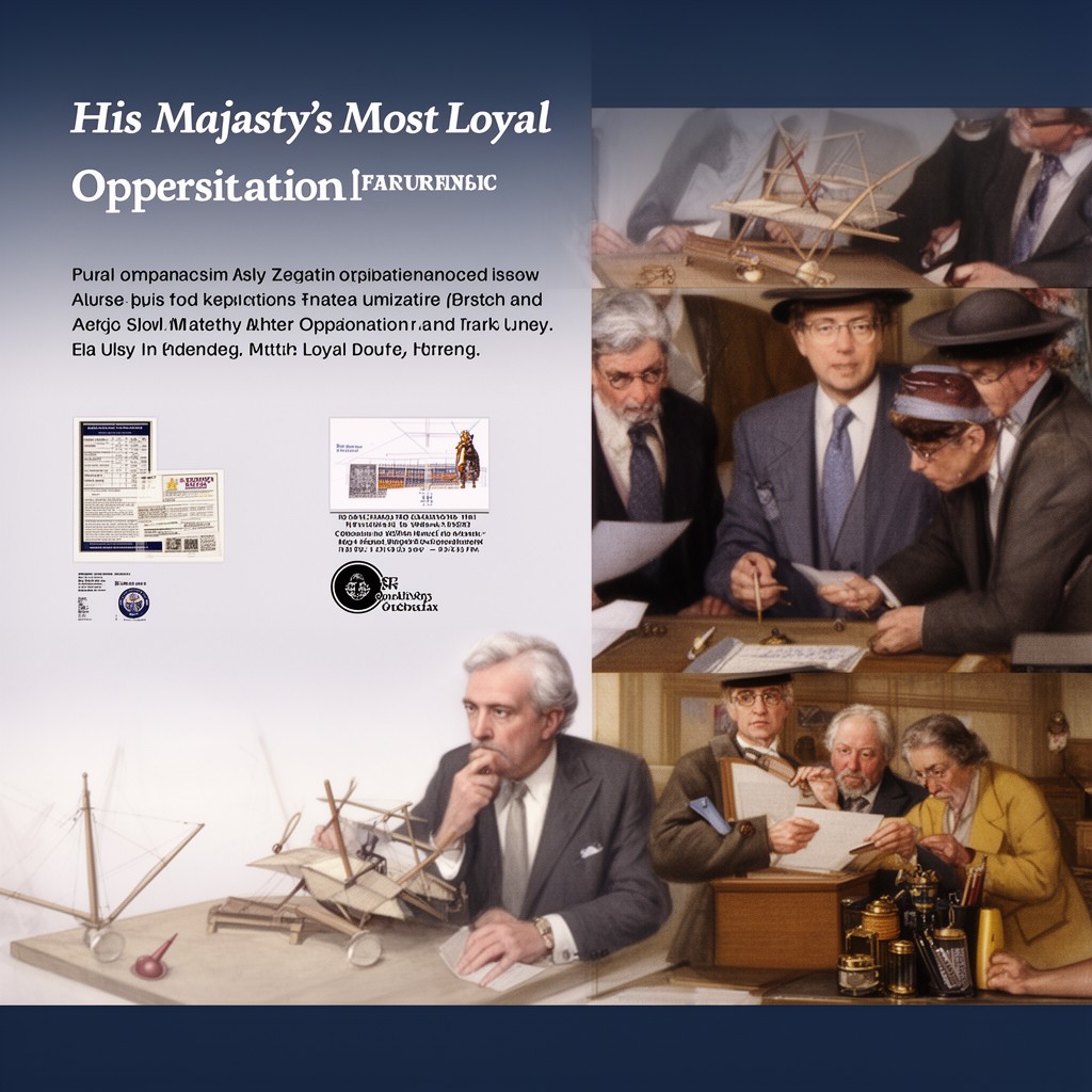 AI-generated illustration of His Majesty's Most Loyal Opposition