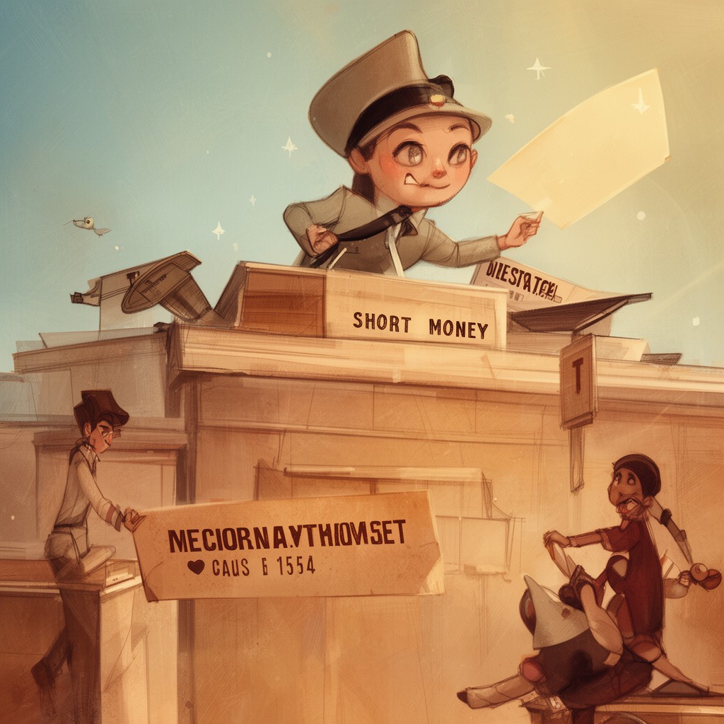 AI-generated illustration of Short Money