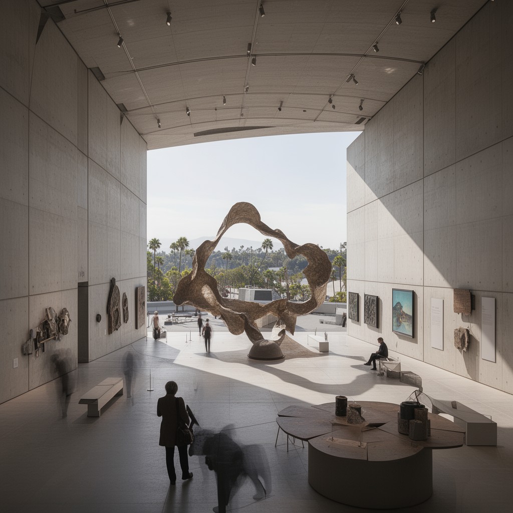 AI-generated illustration of Resnick Pavilion collection