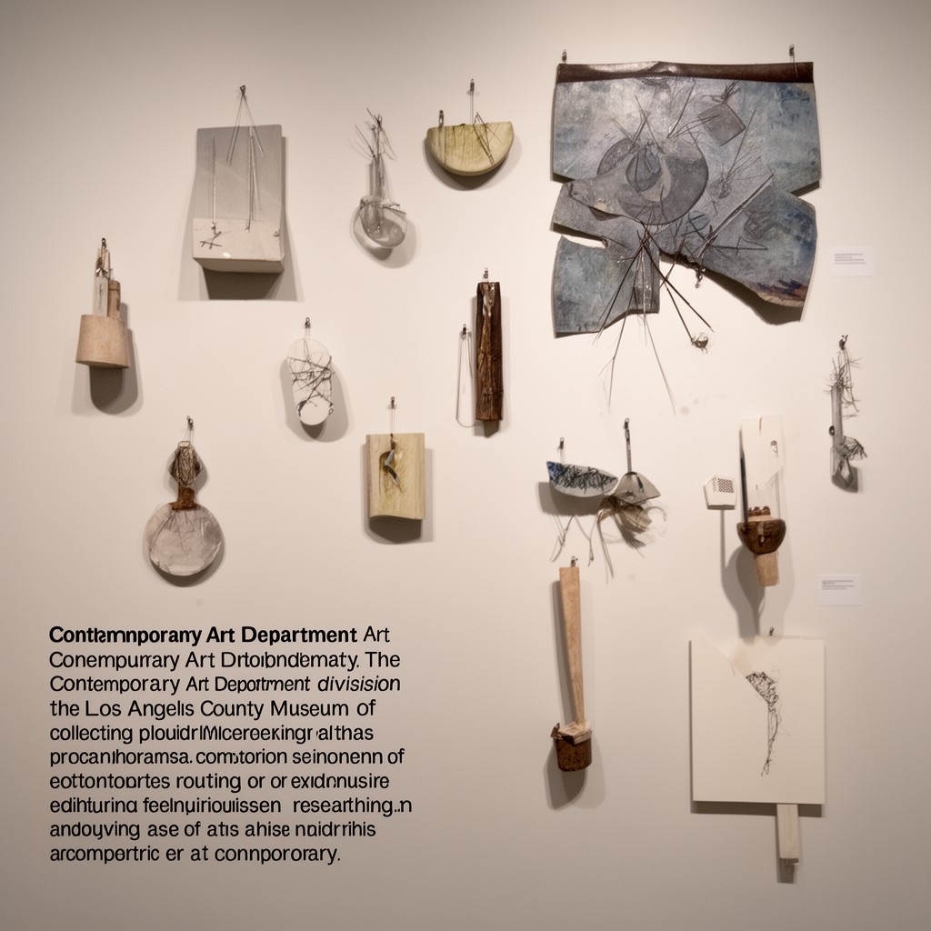 AI-generated illustration of Contemporary Art Department