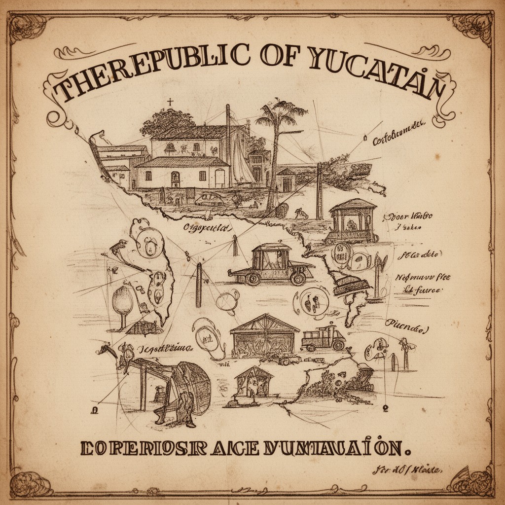AI-generated illustration of Republic of Yucatán