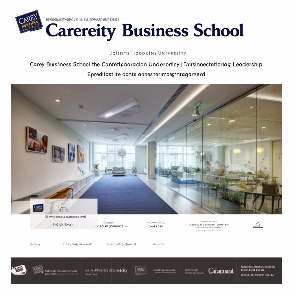 AI-generated illustration of Carey Business School