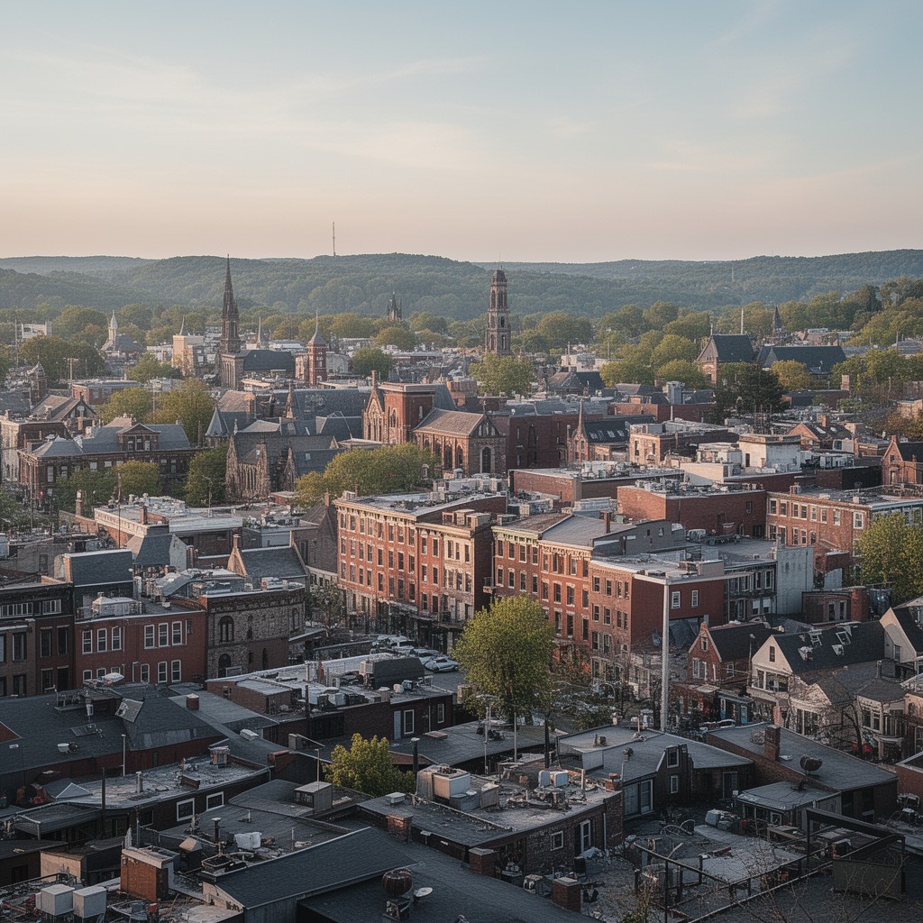 AI-generated illustration of Norristown