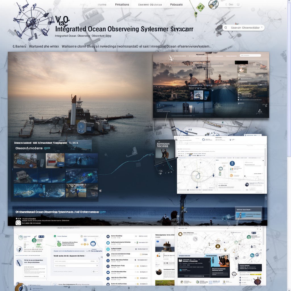 AI-generated illustration of Integrated Ocean Observing System Program