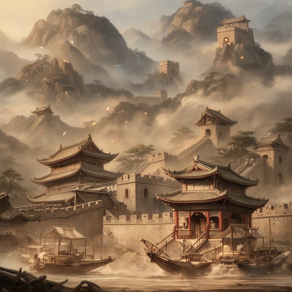 AI-generated illustration of Ming dynasty