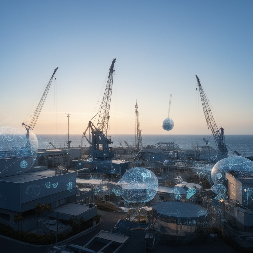 AI-generated illustration of Atmosphere and Ocean Research Institute, University of Tokyo