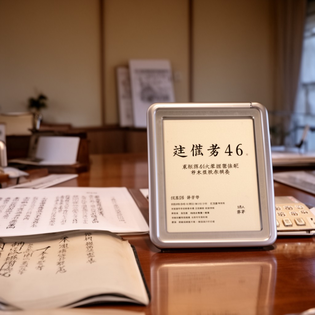 AI-generated illustration of Article 46 of the Constitution of Japan