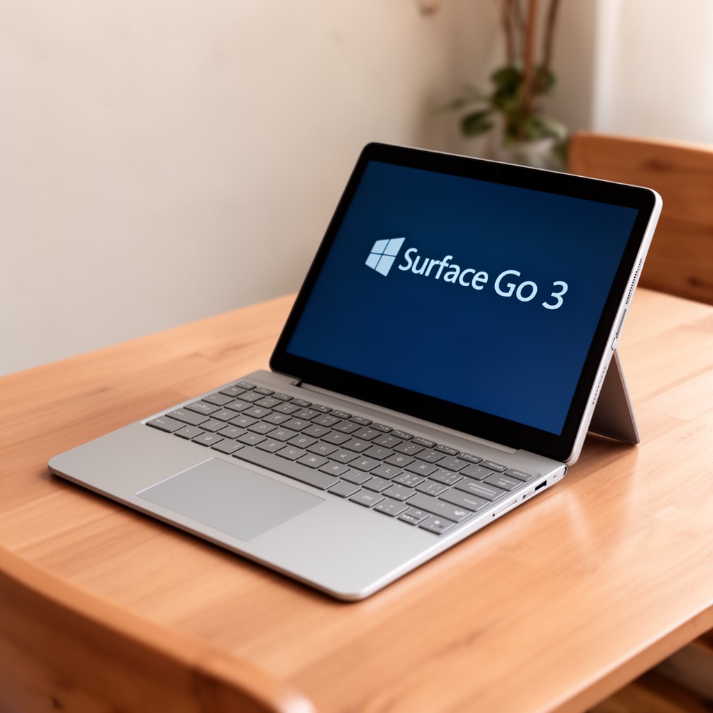 AI-generated illustration of Surface Go 3