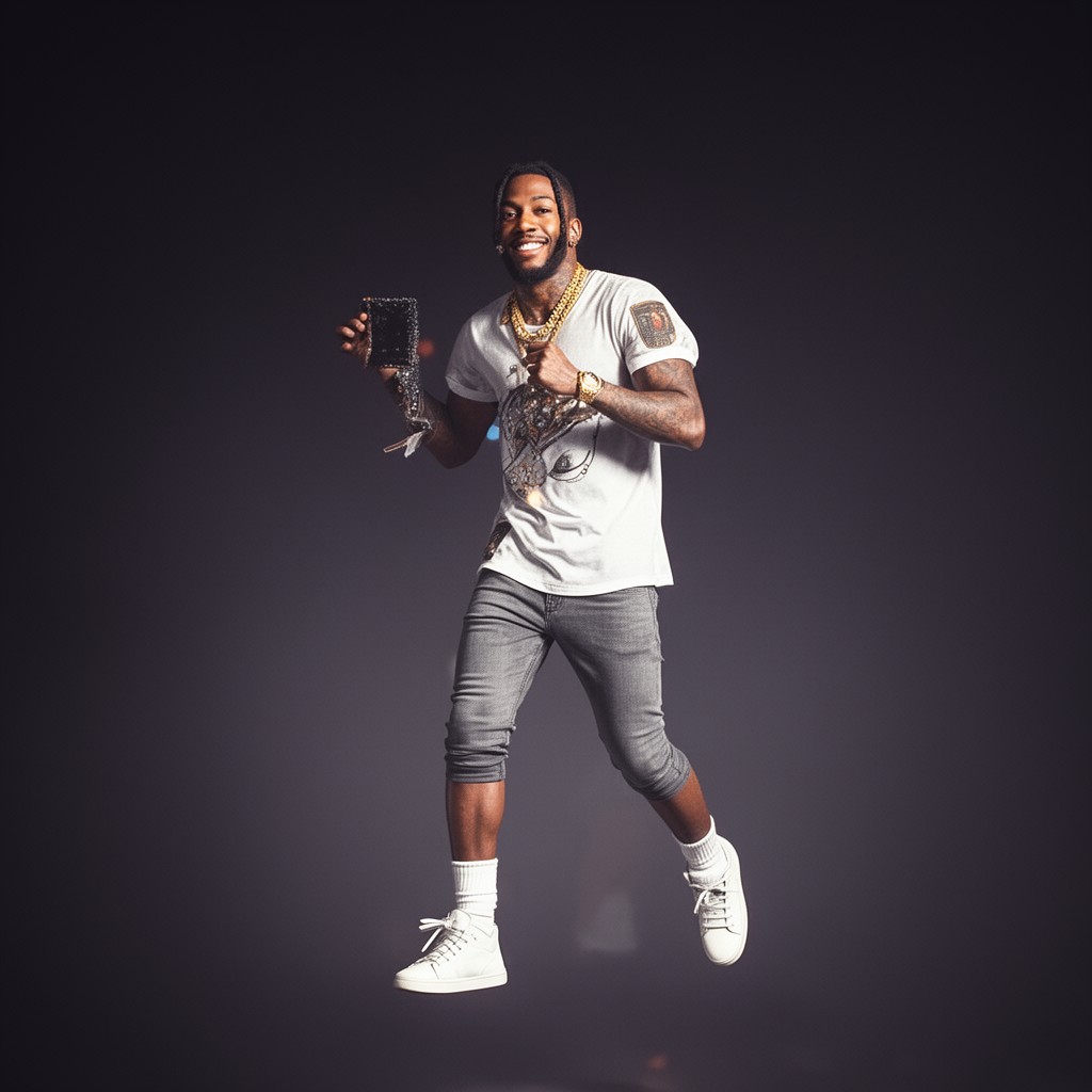AI-generated illustration of Quavo