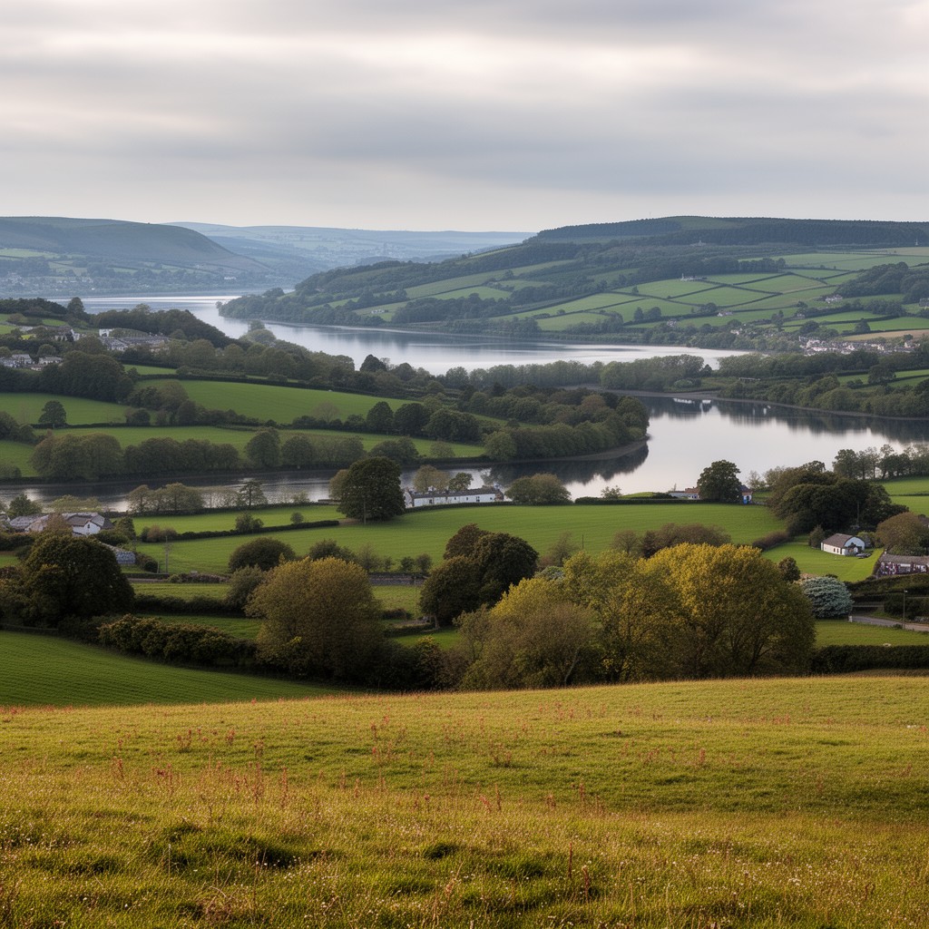 AI-generated illustration of Chew Valley