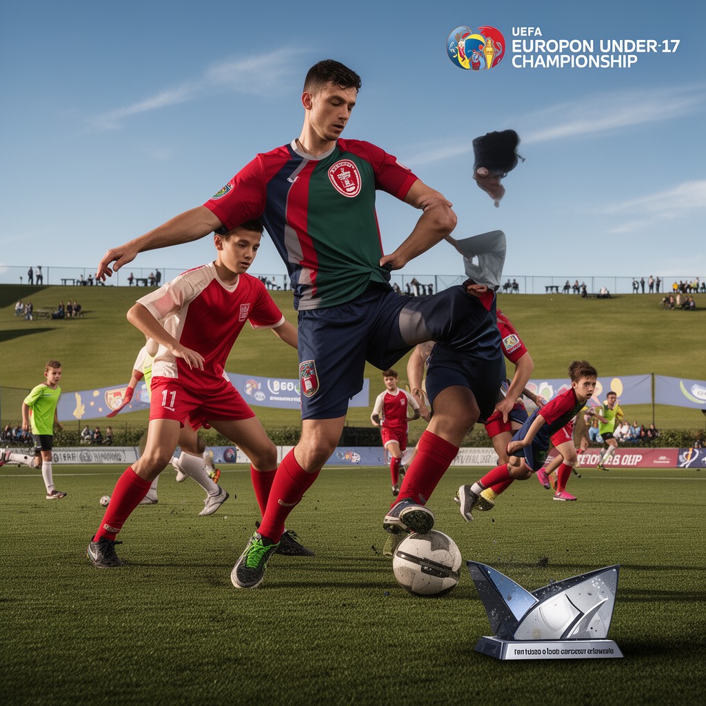 AI-generated illustration of UEFA European Under-17 Championship