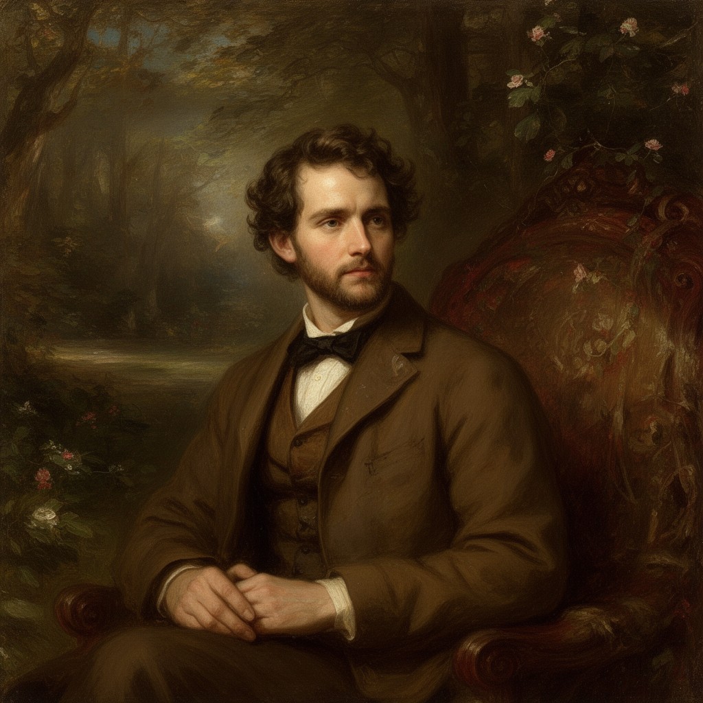 AI-generated illustration of John Everett Millais
