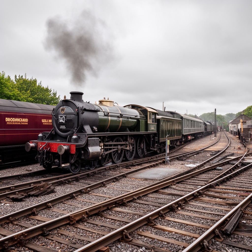 AI-generated illustration of Midland Railway