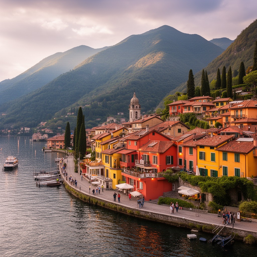 AI-generated illustration of Varenna
