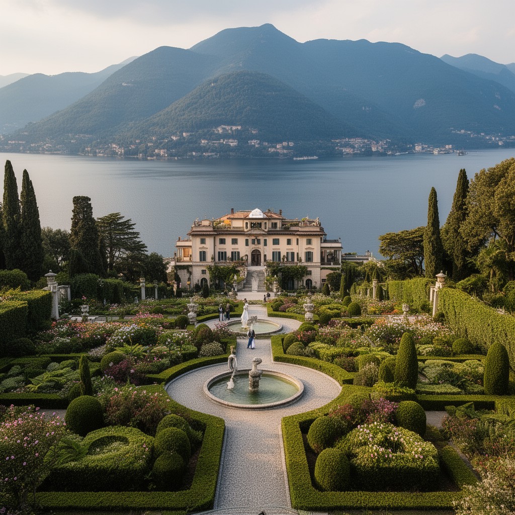 AI-generated illustration of Villa d’Este