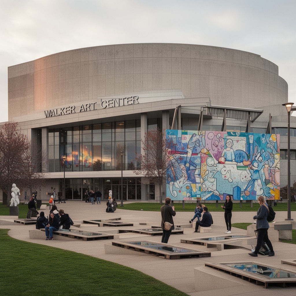 AI-generated illustration of Walker Art Center