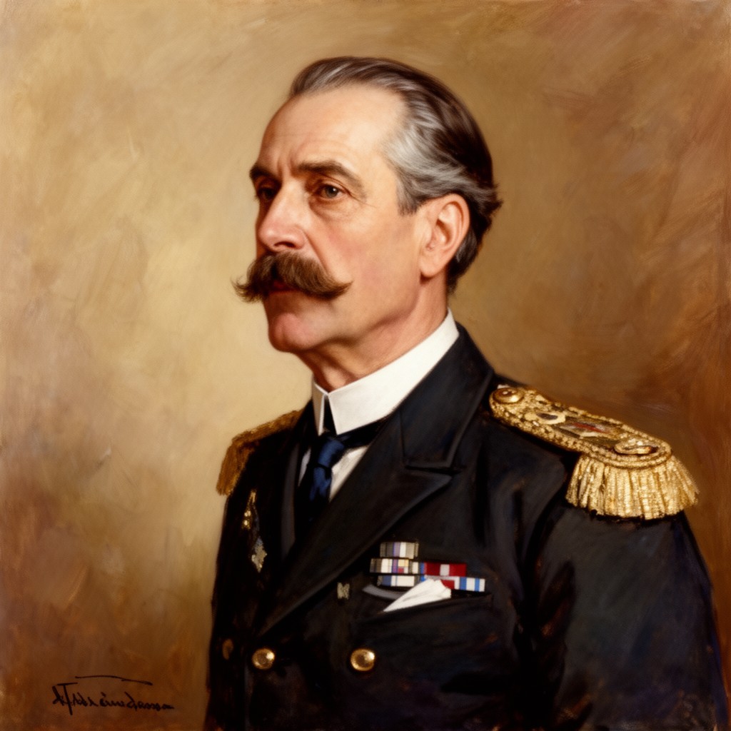 AI-generated illustration of Lord Curzon