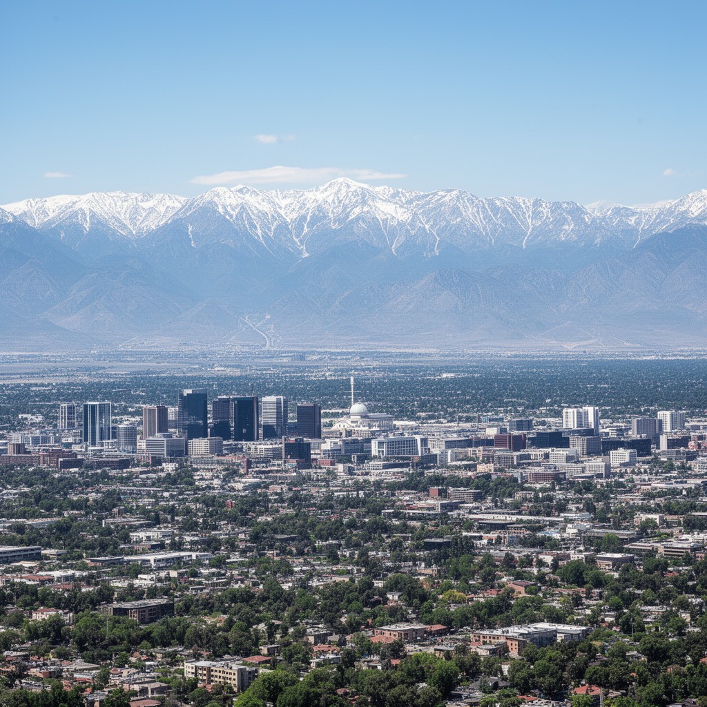 AI-generated illustration of Salt Lake County