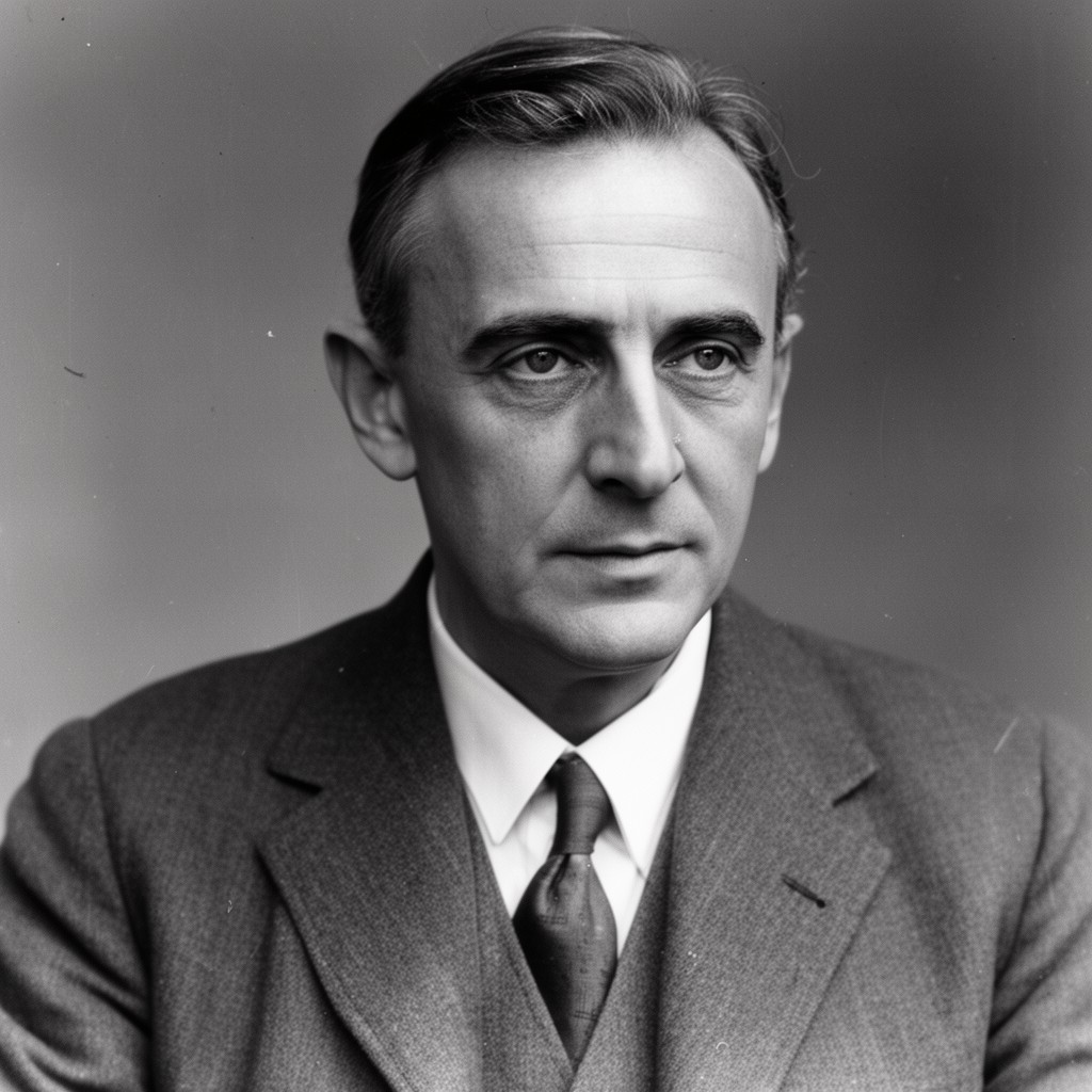 AI-generated illustration of Paul Langevin