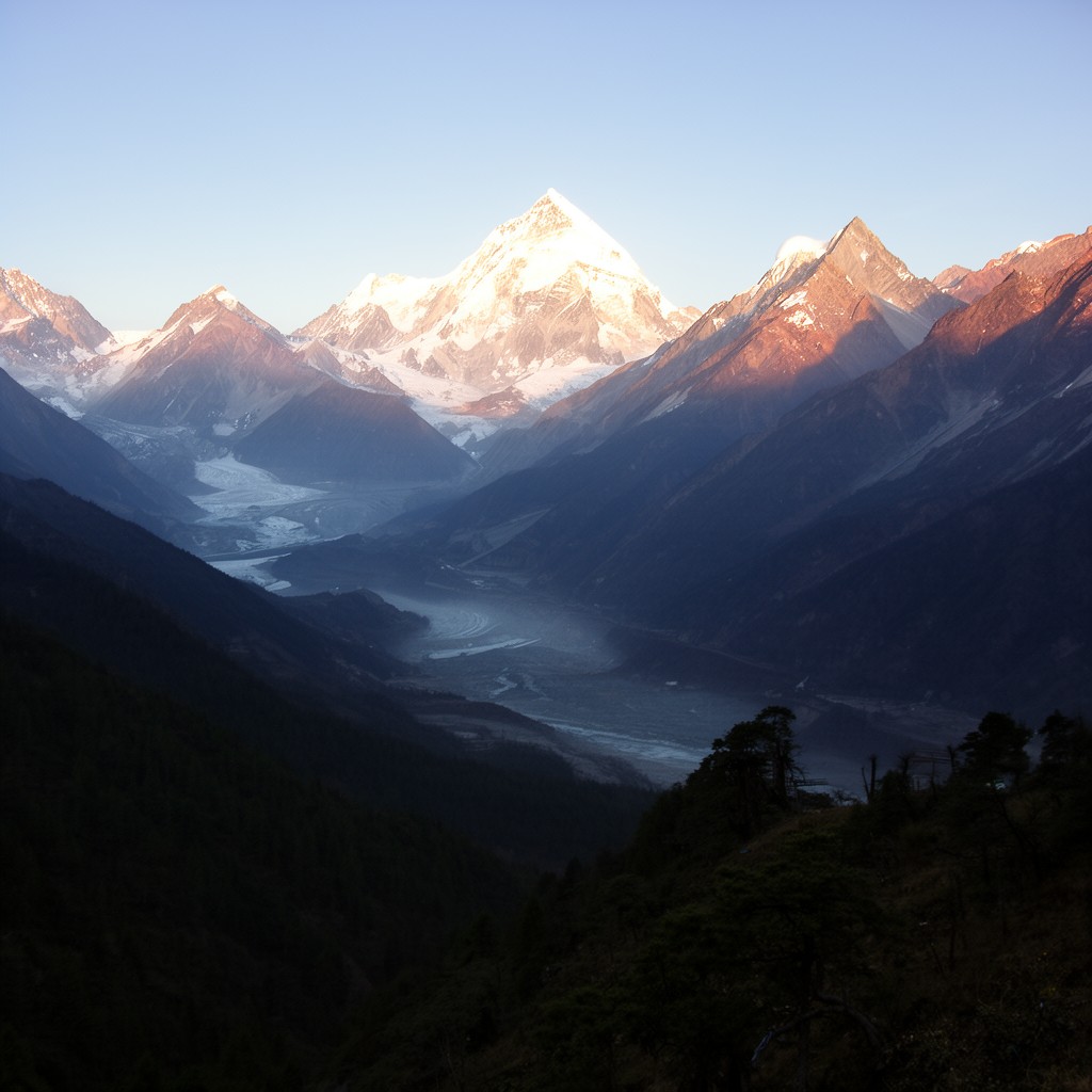 AI-generated illustration of Sagarmatha National Park