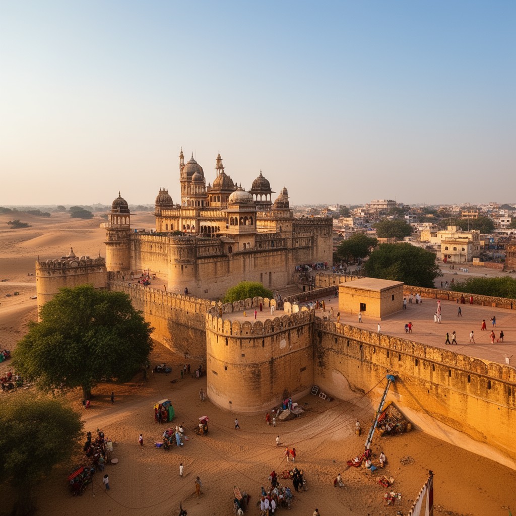 AI-generated illustration of Bikaner