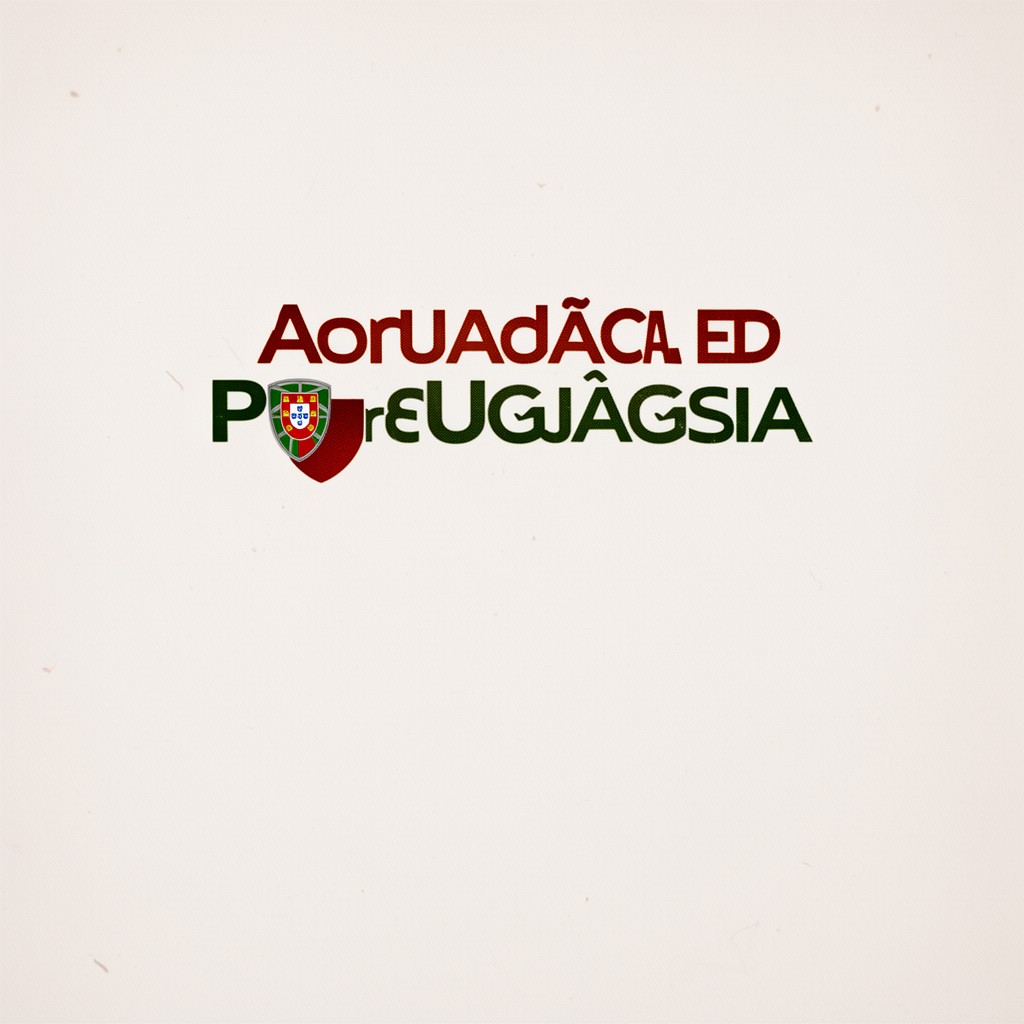 AI-generated illustration of Portuguese language