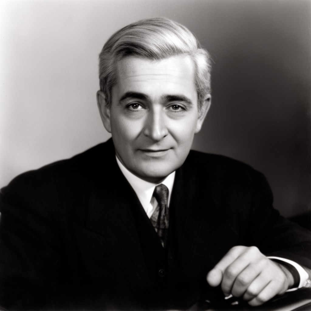AI-generated illustration of Irving Berlin