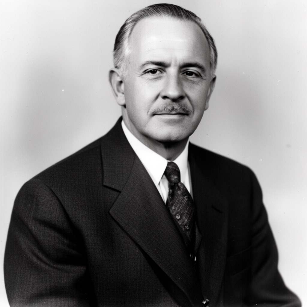 AI-generated illustration of J. C. Penney