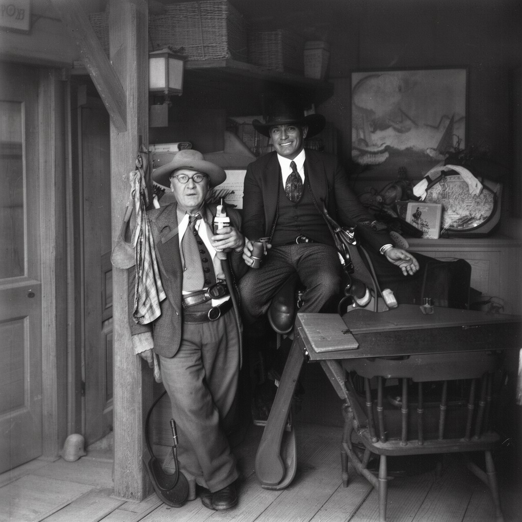 AI-generated illustration of Bat Masterson