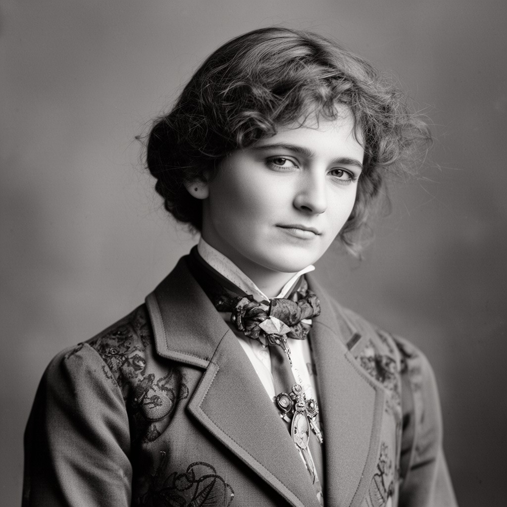 AI-generated illustration of Nellie Bly
