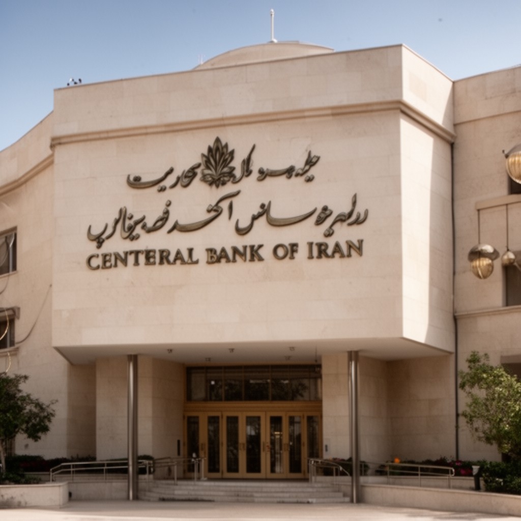AI-generated illustration of Central Bank of Iran