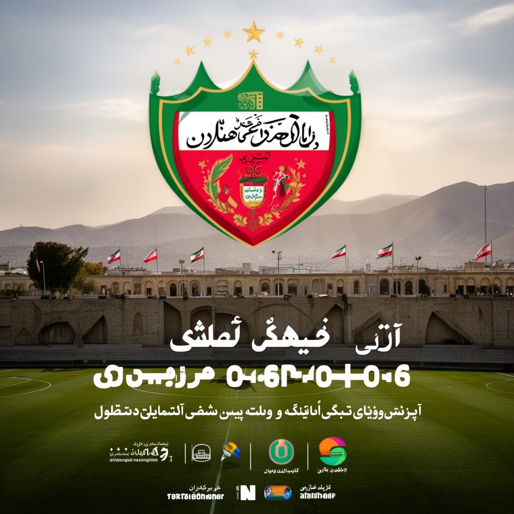 AI-generated illustration of Persepolis F.C.