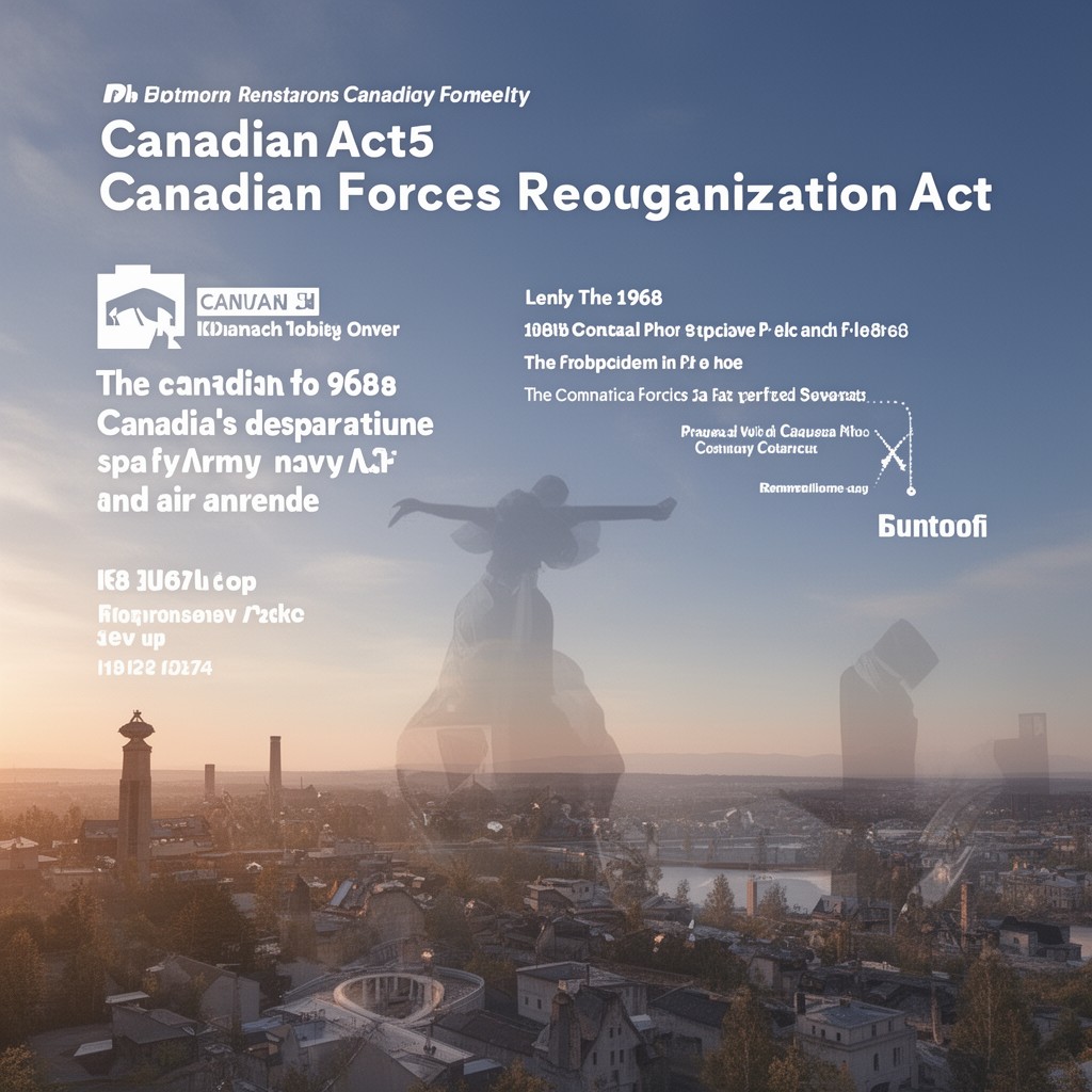 AI-generated illustration of Canadian Forces Reorganization Act