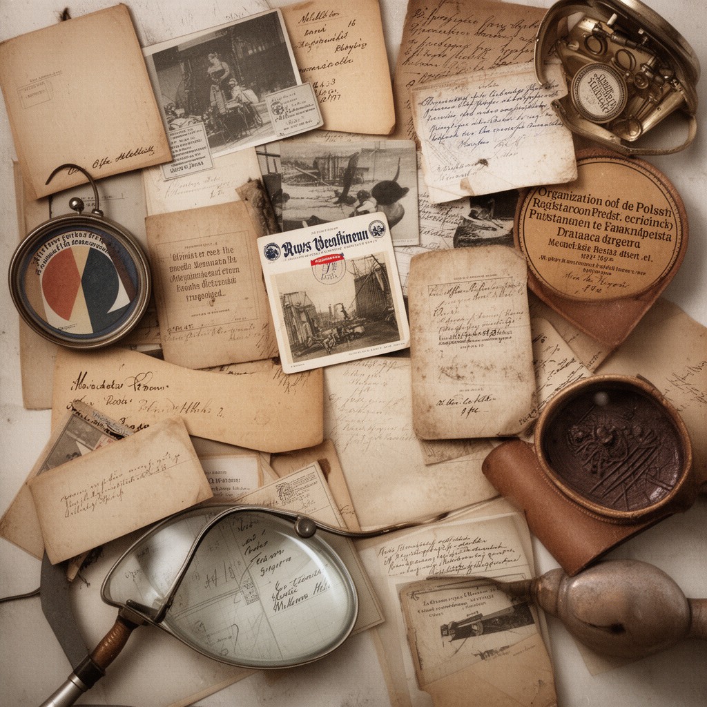 AI-generated illustration of Organization of the Polish underground resistance against Nazi Germany
