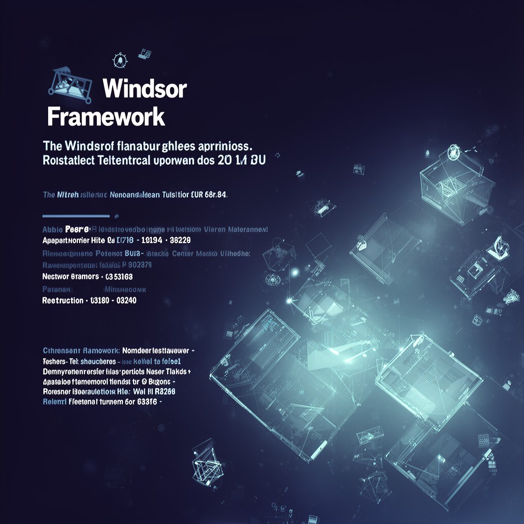 AI-generated illustration of Windsor Framework