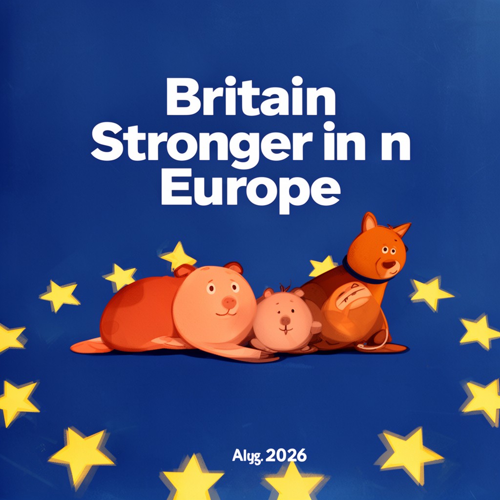 AI-generated illustration of Britain Stronger in Europe