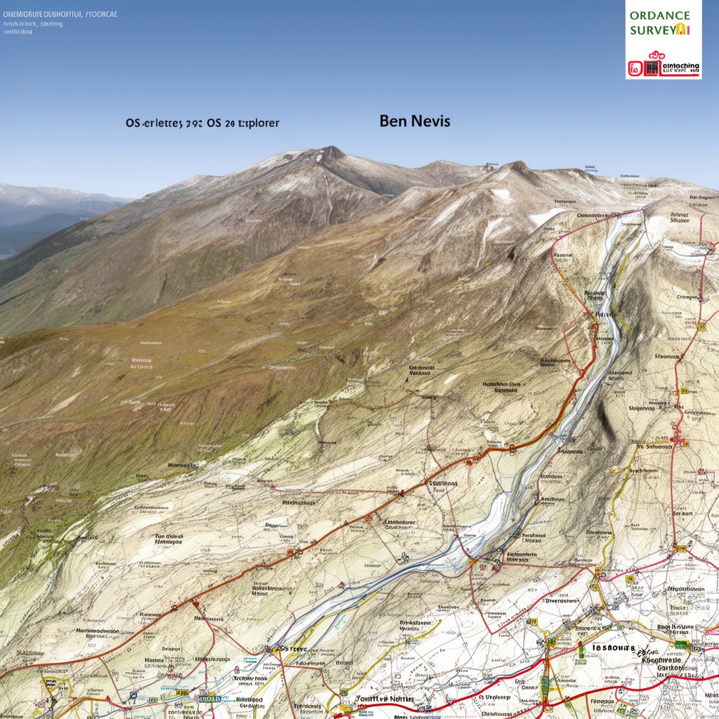 AI-generated illustration of OS Explorer 392