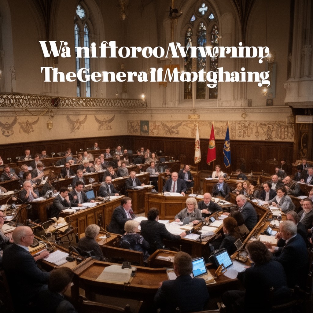 AI-generated illustration of General Assembly of the Church of Scotland