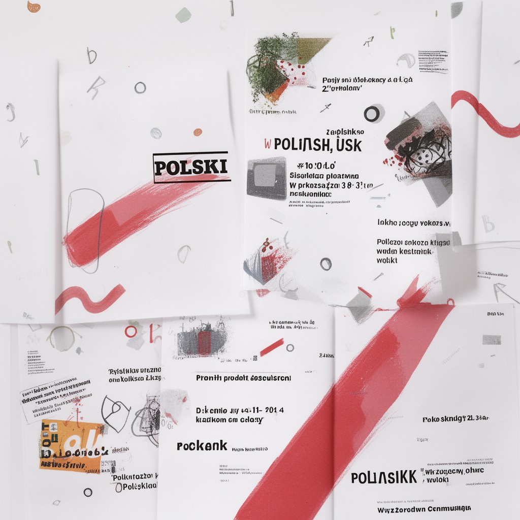 AI-generated illustration of Polish language