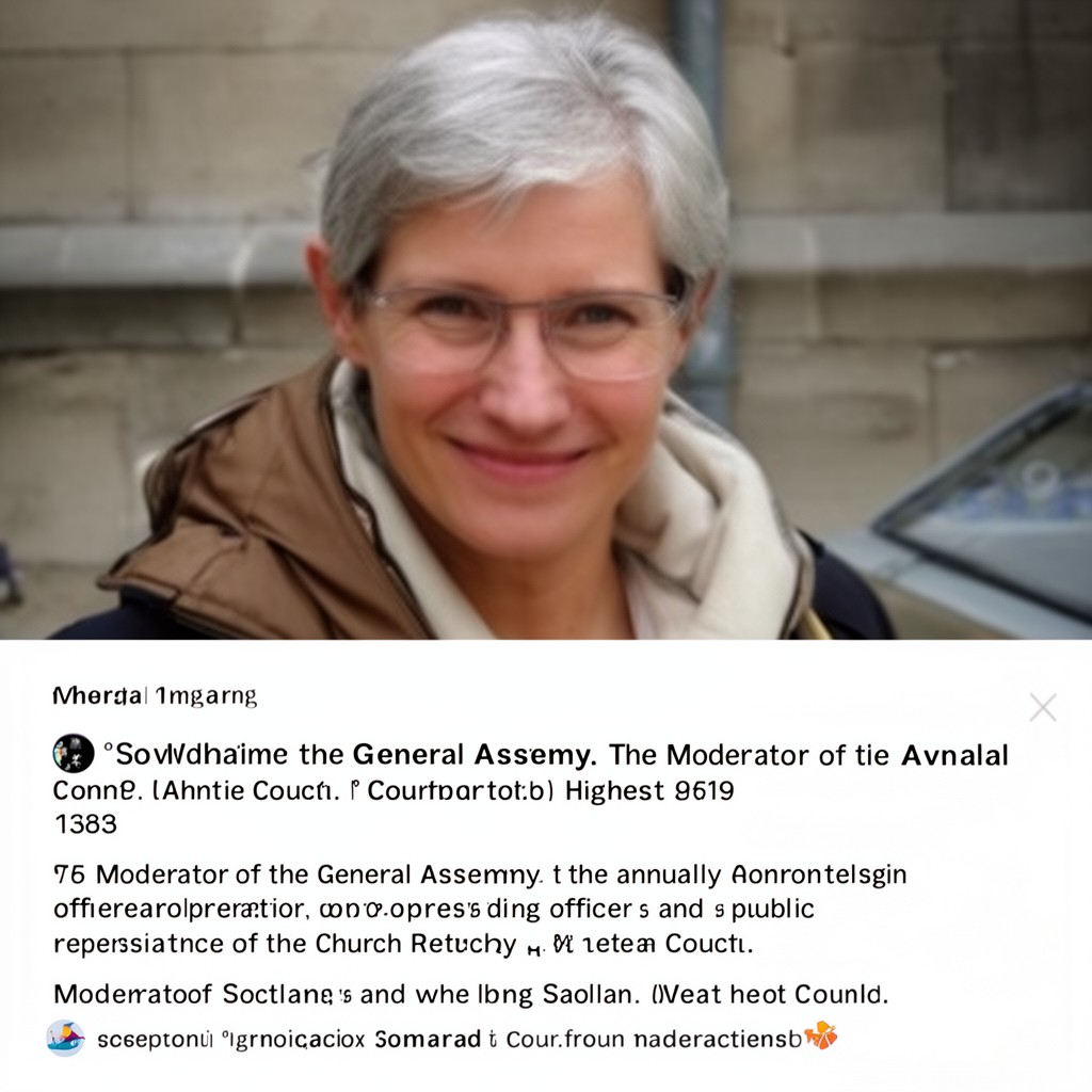 AI-generated illustration of Moderator of the General Assembly