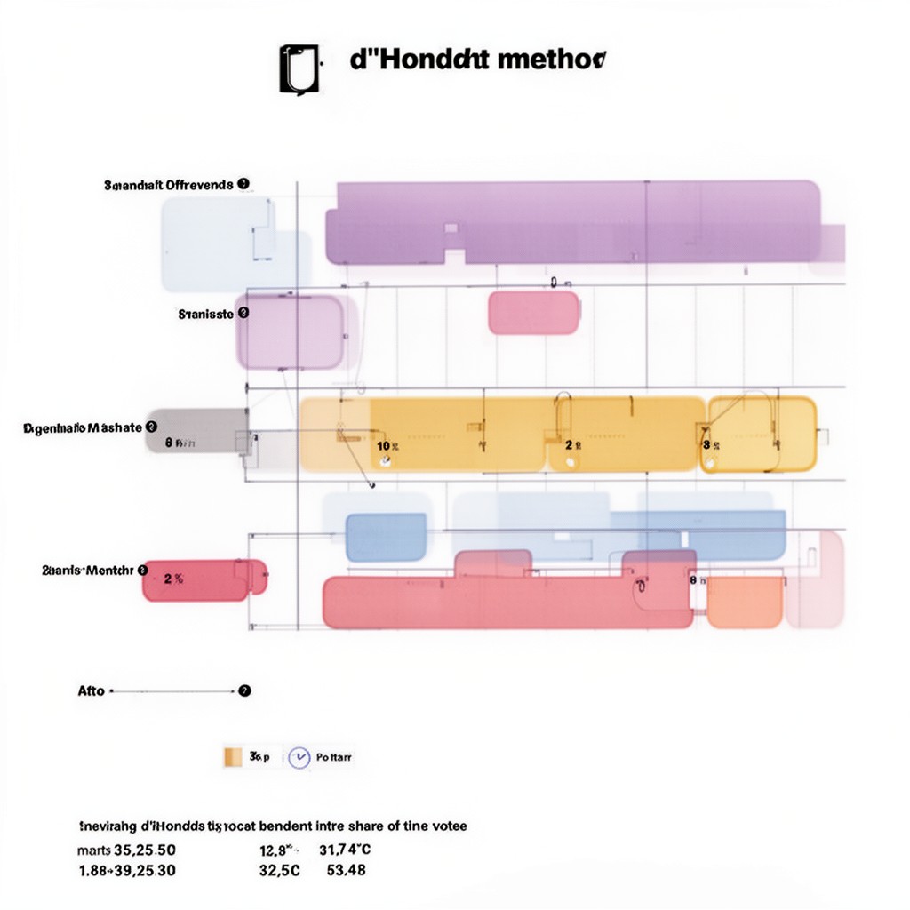 AI-generated illustration of d’Hondt method