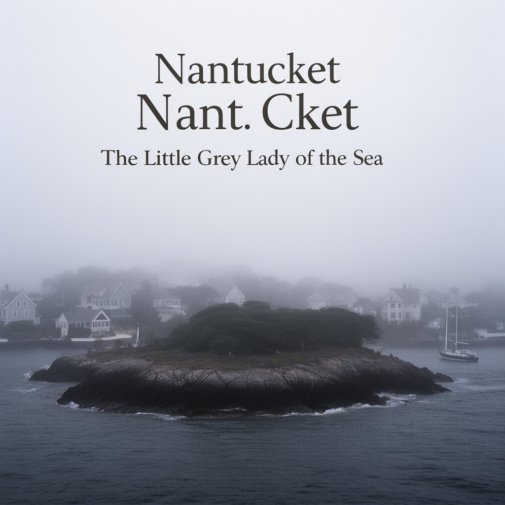 AI-generated illustration of poetic nickname for Nantucket